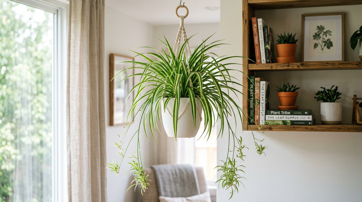 planta Cinta colgada en el comedor