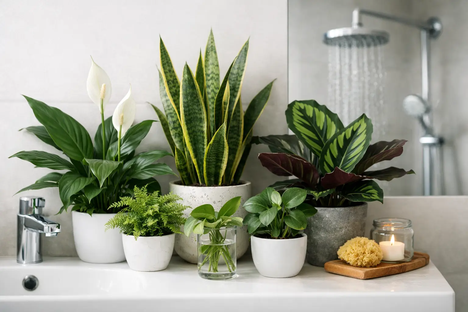 7 mejores plantas para baño sin ventana