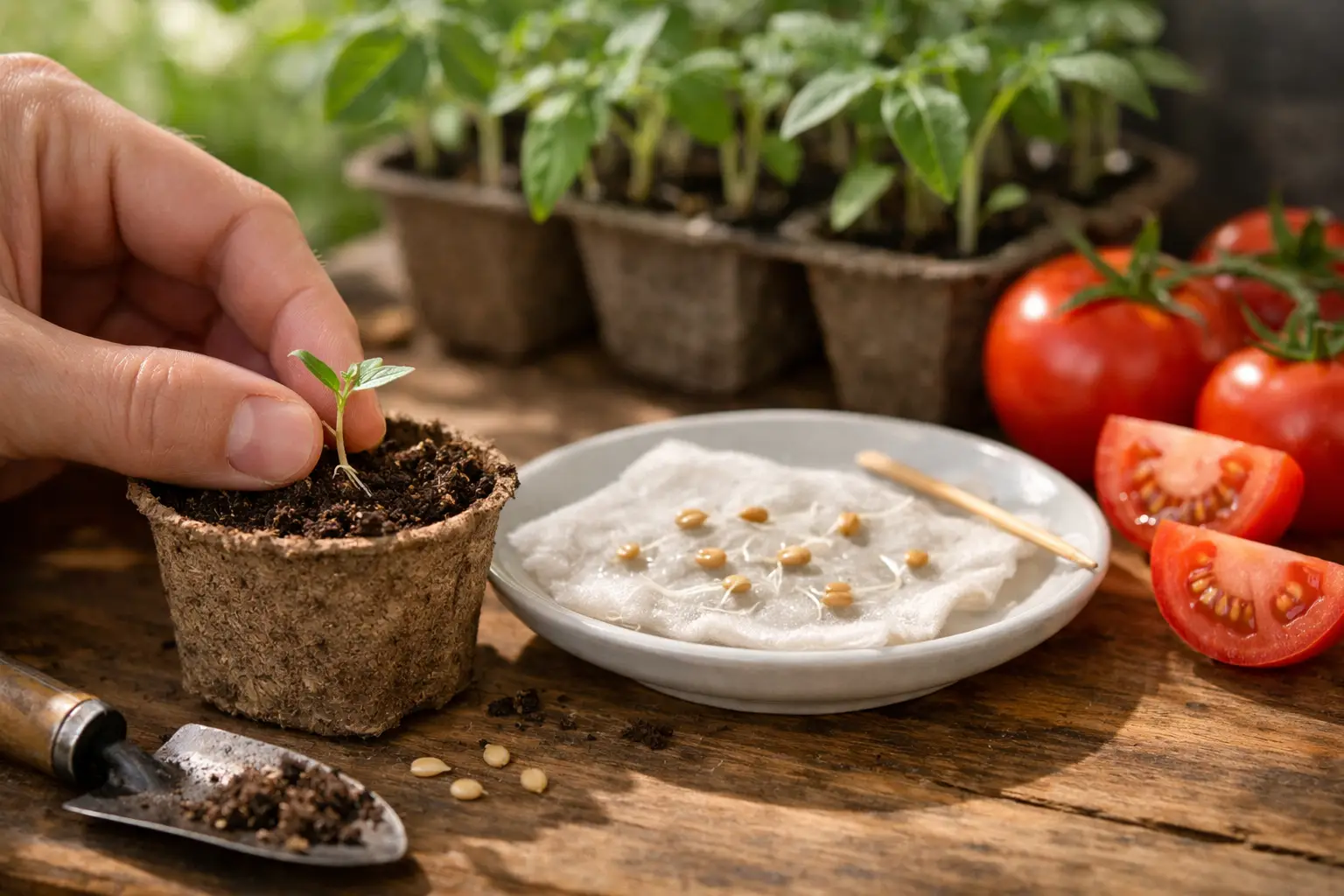 Cómo germinar semillas de tomate paso a paso