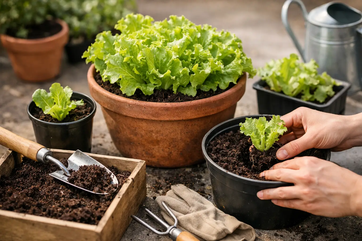 Cómo sembrar lechuga en maceta paso a paso