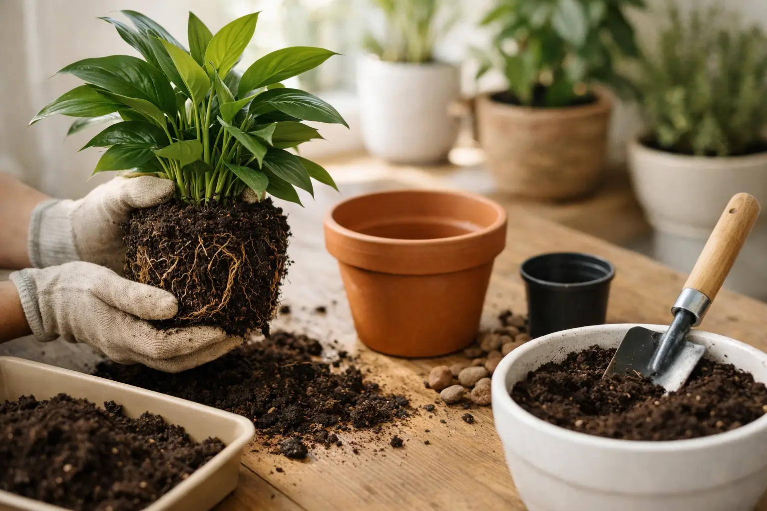 Cuándo cambiar de maceta a una planta en casa