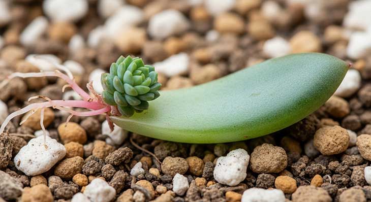 Imagen secundaria de Cómo Propagar la Cola de Burro: Guía Fácil por Hoja y Esqueje