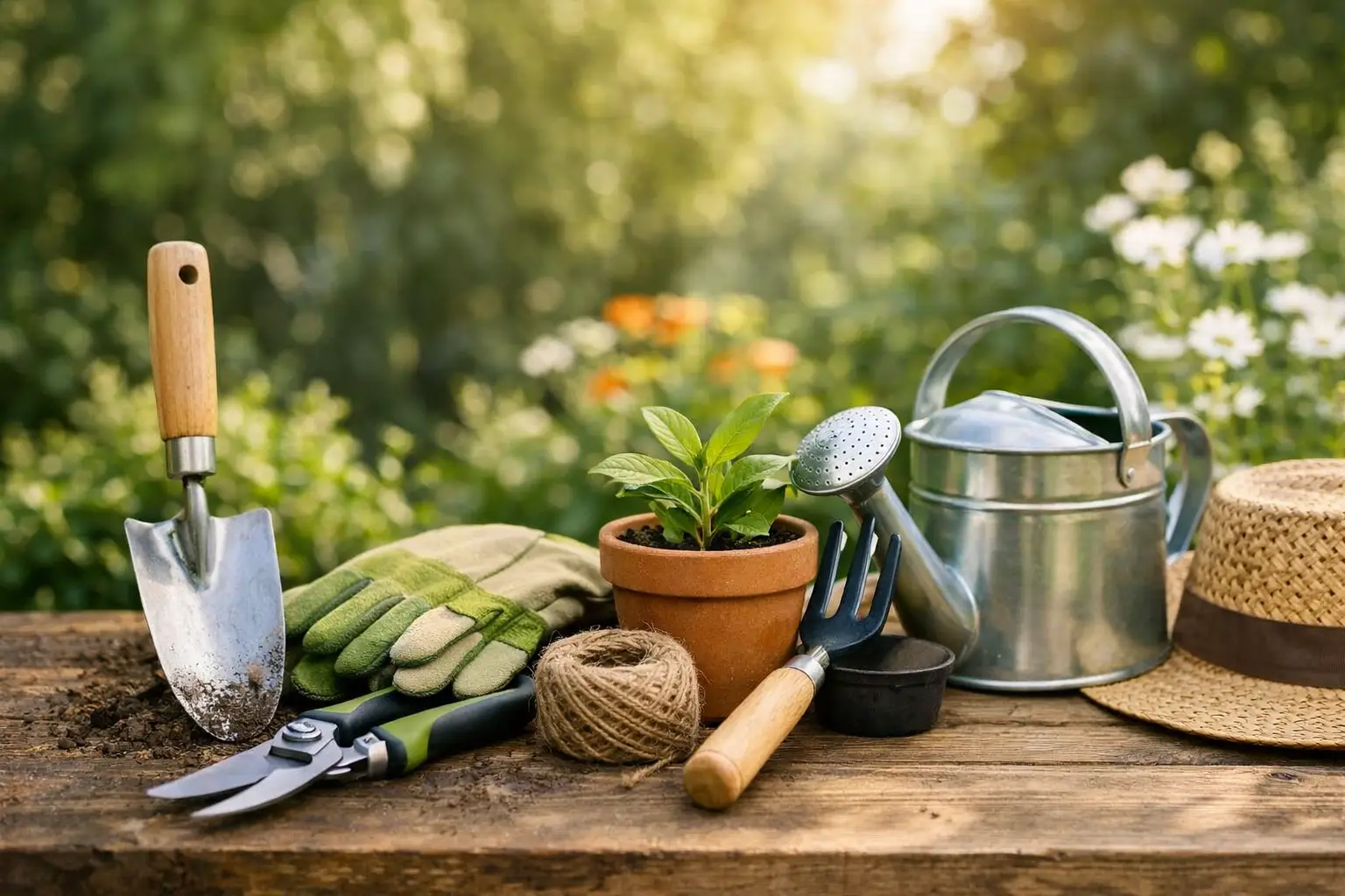 Herramientas de jardinería que sí necesitas