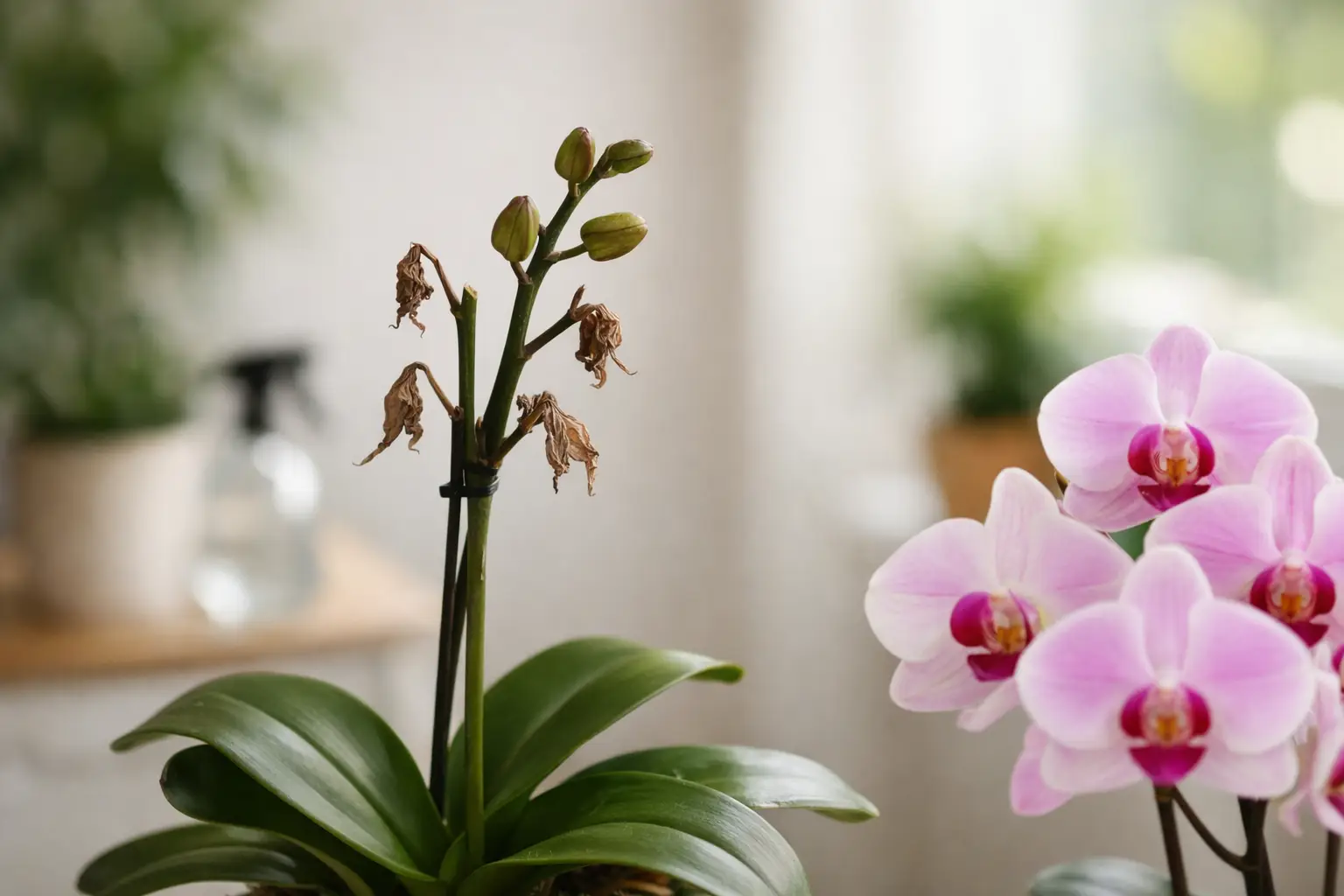 ¿Por qué no florece mi orquídea? 8 causas